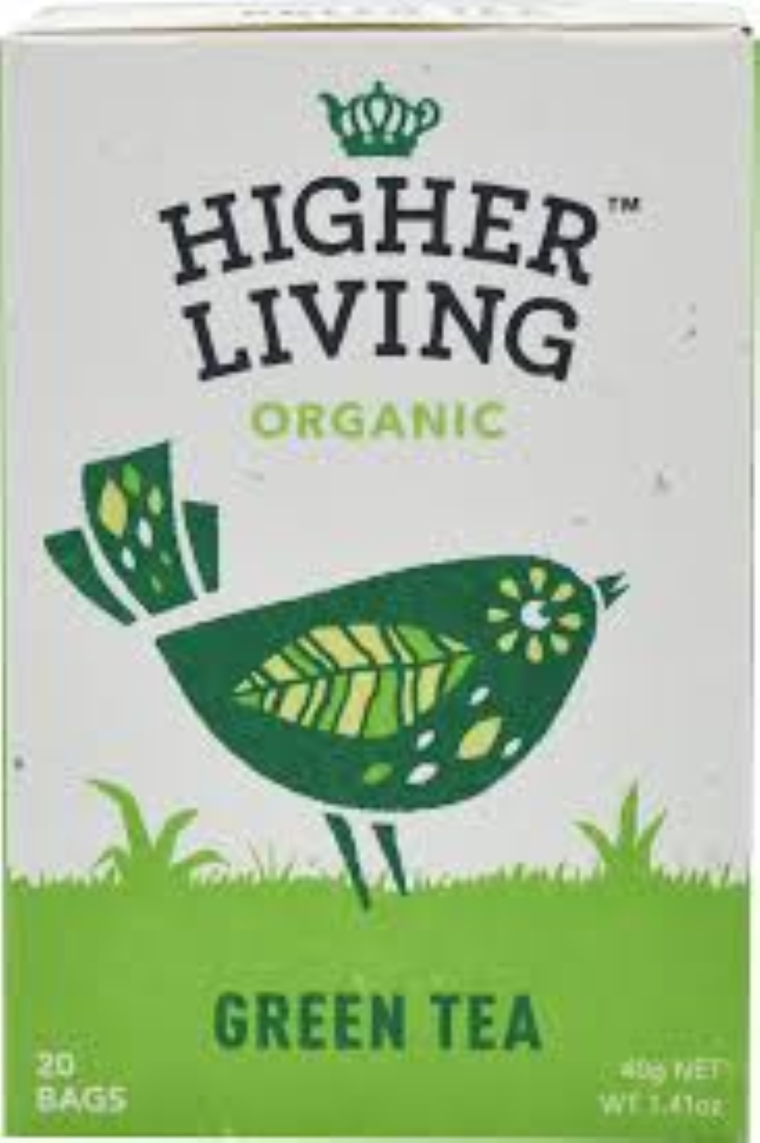 HIGHER LIVING ORG GREEN TEA 20S